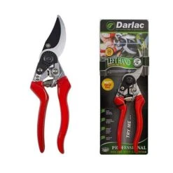 Left Hand Bypass Secateurs -GARDEN Shop left handed pruners pair
