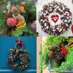 Pine Cones - Pack Of 4 -GARDEN Shop pine cone wreaths