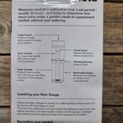 Rain Gauge 1000 - Professional -GARDEN Shop rain gauge professional 4